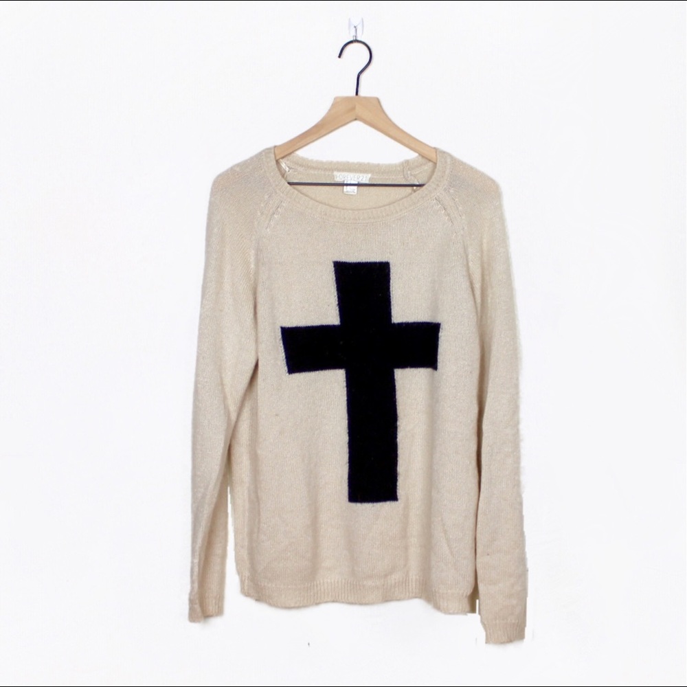 Forever 21 Cross Sweater
